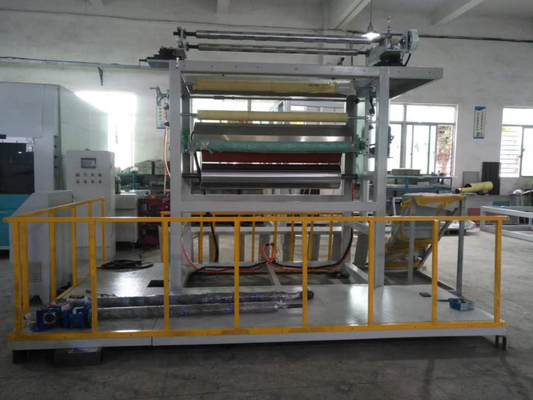 Máquina rotativa de transferencia de calor de 3500 mm × 1720 mm × 1850 mm para tableros de silicato de calcio 1