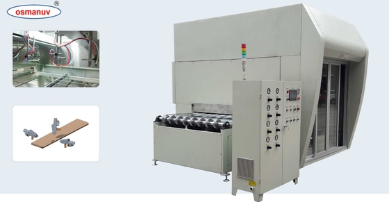 Para las placas de acero, silicato de calcio 4.6KW fuente de alimentación máquina de recubrimiento de pulverización para el recubrimiento de larga duración tamaño personalizado