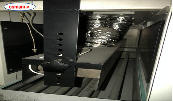 Tres lámparas 1387mm lámpara de curado UV 9.7KW con 380V 50HZ Voltado de alimentación para tablero, madera, aluminio, hierro