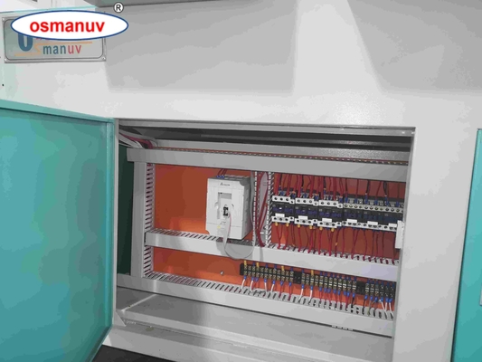 Máquina de curado de lámparas UV de 1387mm 9.7KW con voltaje de alimentación de 380V 50HZ