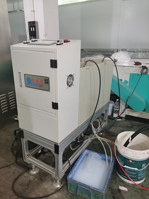 Máquina de recubrimiento por rociado para contenedores de pasta de alimentos