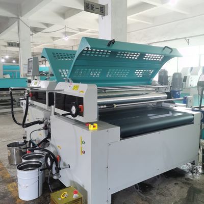 Máquina de recubrimiento de dos rodillos de alta velocidad para puertas de vidrio acrílico de madera