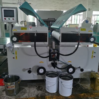 Máquina de recubrimiento de dos rodillos de alta velocidad para puertas de vidrio acrílico de madera