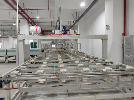 Máquina de recubrimiento rotativo 24 Estación de trabajo para la industria del embalaje de alimentos