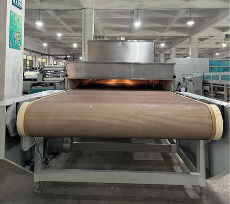 85kW de potencia de refrigeración por agua máquina de secado por microondas de 9 etapas