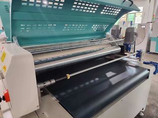Máquina de recubrimiento de superficie de vidrio y láminas metálicas de doble rodillo