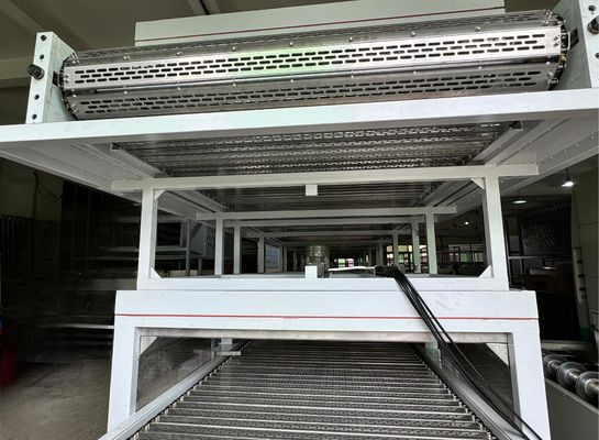 Máquina de secado industrial de gas natural de doble capa de acero inoxidable de perforación de la cadena de placas de cinturón para la pulpa de molde botella utensilios de mesa de gama alta paquete industrial