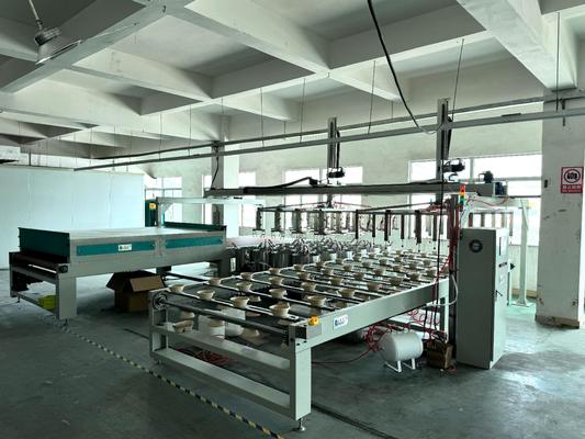 Línea de producción modular de recubrimiento por centrifugación rotatoria de alto rendimiento para barreras internas moldeadas en pulpa
