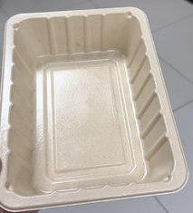 Capa de tazón embalaje de alimentos bandeja de recubrimiento para el agua a prueba de aceite caliente seis estaciones máquina de recubrimiento de giro para bambú de papel de caña de azúcar