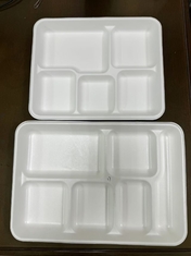 Capa de tazón embalaje de alimentos bandeja de recubrimiento para el agua a prueba de aceite caliente seis estaciones máquina de recubrimiento de giro para bambú de papel de caña de azúcar