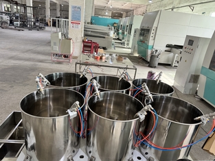 Recubrimiento de bandeja de fibra para tazón resistente al agua a alta temperatura y aceite caliente para máquina de recubrimiento por centrifugación de seis estaciones para bambú, papel y caña de azúcar