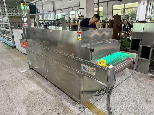 Módulo de esterilización UV-C modular montado en transportador para líneas de envasado transparentes de alimentos