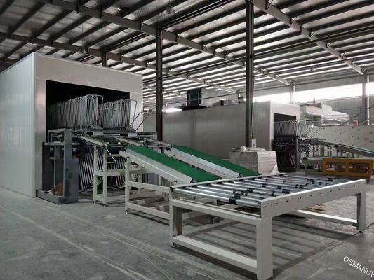 Línea de secado por aire caliente tipo plegado para productos recubiertos – Diseño compacto, longitud y zonas de temperatura personalizables
