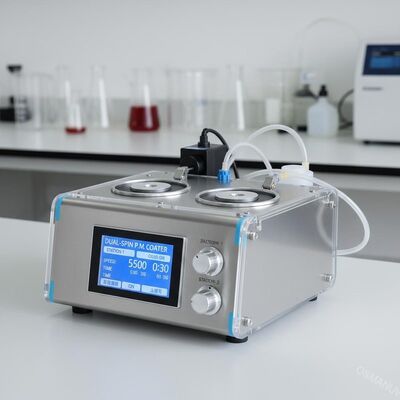 Revestidor de espín de laboratorio compacto de dos estaciones para el desarrollo de prototipos moldeados en pulpa