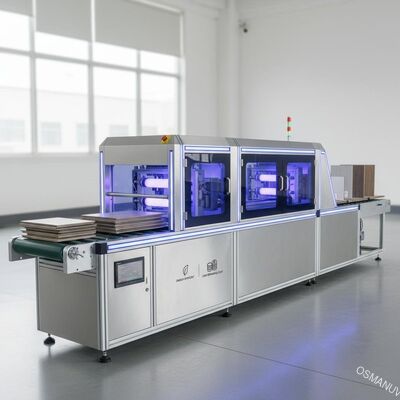 Línea compacta de curado excimer de bajo consumo energético para revestimientos de suelos y paredes – Bajo coste operativo