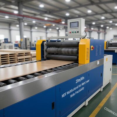 factibilidad amplia del derretimiento del MDF 20m/Min de la máquina de pintar caliente multifuncional del rodillo