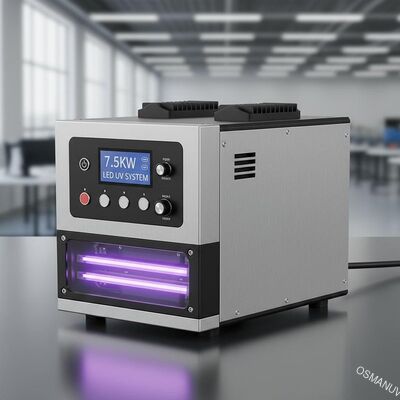 7.5KW llevó los sistemas de curado ultravioleta para la capa de impresión, ultravioleta y máquina del curado
