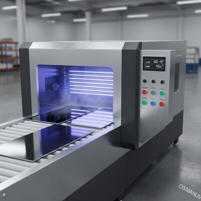 Máquina de curado UV para paneles de aluminio, sistema de secado rápido para recubrimientos de superficies metálicas