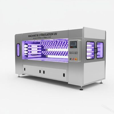 Máquina de esterilización UV para la alimentación y el embalaje