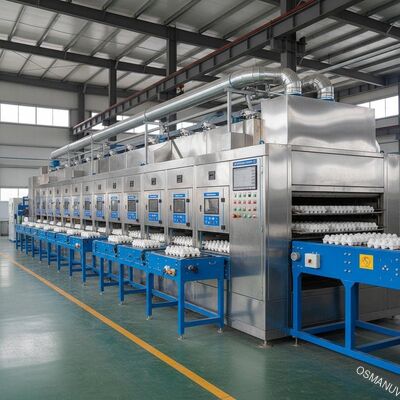 Línea de Máquinas de Secado de Gas Natural con Control de Precisión para Productos de Moldeo de Pulpa de Alta Calidad