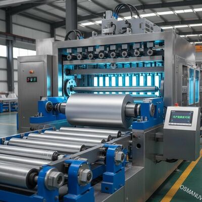 Línea de recubrimiento de bobinas de metal con recubrimiento UV de alta precisión con ancho personalizable para aplicaciones industriales