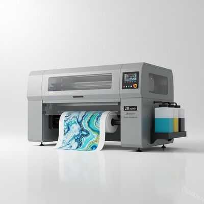 Impresora digital de paso único UIN-300A con cabeza de impresión de 300 mm Tinta a base de agua y velocidad de 28 m/min para diseños personalizados