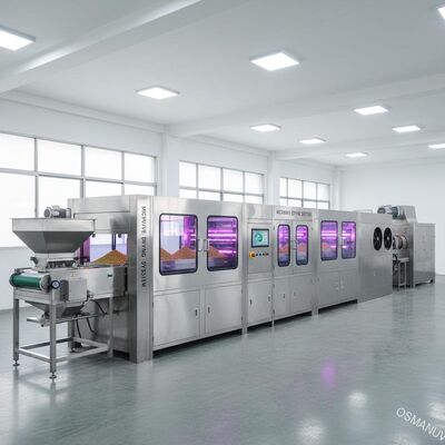 Línea de producción personalizable de secado por microondas multipropósito para esterilización y deshidratación industrial de ahorro de energía