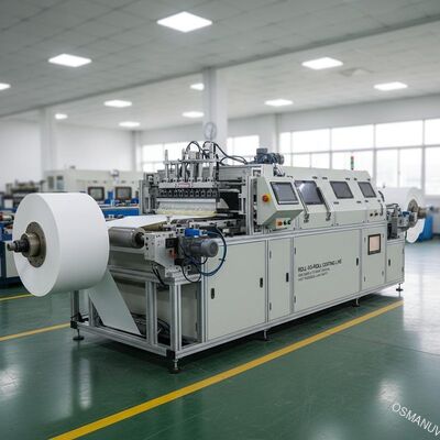 Línea de recubrimiento continuo doctor blade roll-to-roll con ancho de banda personalizable, control de tensión y alta uniformidad de espesor