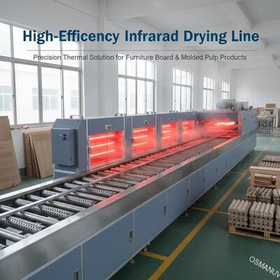 High-Efficiency Infrared Drying Line for Furniture Board & Molded Pulp Products - Precision Thermal Solution