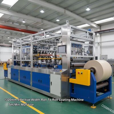 rollo eficaz de la anchura de 1320m m para rodar uso del MDF de la máquina de capa 5m/Min