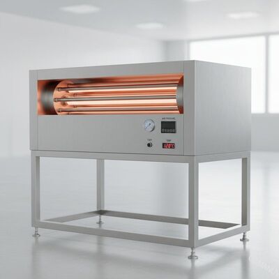 Secador horizontal de infrarrojos con construcción de acero inoxidable Presión de aire 0-0.8Mpa
