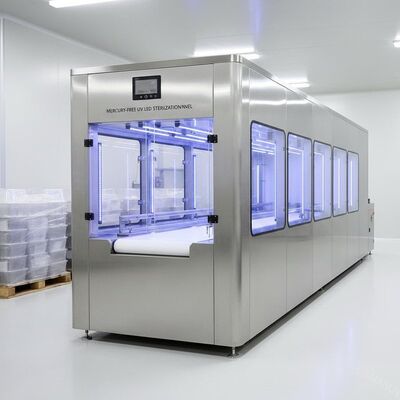 Túneles de esterilización de LED UV libres de mercurio para líneas de envasado de alimentos