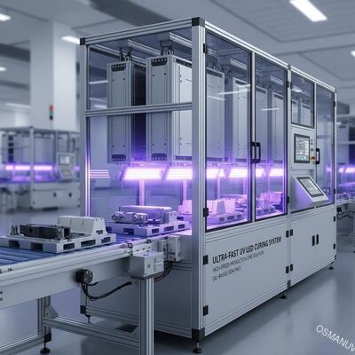 Sistema de curado de LED UV ultra-rápido para revestimientos a base de aceite - Solución de línea de producción de alta velocidad
