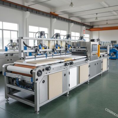 Línea automática de recubrimiento de cuchillos de alta velocidad y durabilidad para placas de cerámica XPS y espumadas - diseñada para la producción continua a gran escala