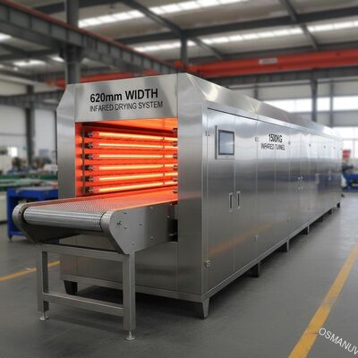 620mm Width Infrared Drying Systems ,  1500kg Infrared Tunnel