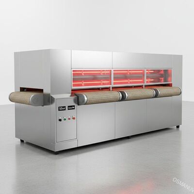 50kw secadora infrarroja de acero inoxidable 3sheets/Min