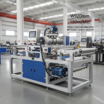 Motor servo W920mm 180m/Min de Mitsubishi de la máquina de capa de espray