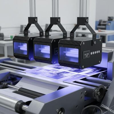 3 lámparas ULTRAVIOLETA ennegrecen la prensa son ULTRAVIOLETA curada después de fijar el equipo de curado ultravioleta