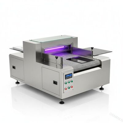 La película de curado ultravioleta de acero inoxidable del PVC del papel de máquina de la banda transportadora, el acrílico y la otra máquina de curado ULTRAVIOLETA extendida plana