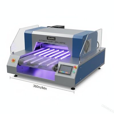 transportador de curado ULTRAVIOLETA Mesh Width de la máquina 360m m de 60m/Min Automatic Led