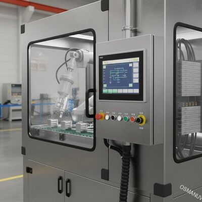 Sistema de control PLC HMI Máquina de recubrimiento por rociado para la industria