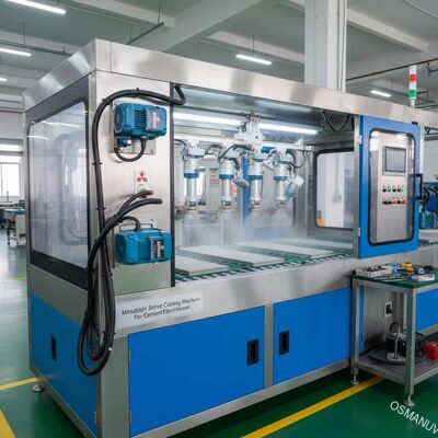 Máquina de capa de espray del motor servo de Mitsubishi para el panel de fibras de madera del cemento