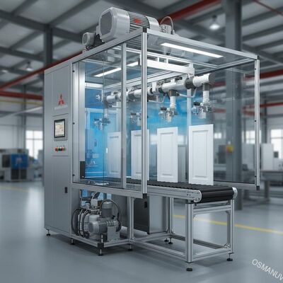 El motor servo de 60KW Mitsubishi rocía el equipo de la capa para el panel de la puerta