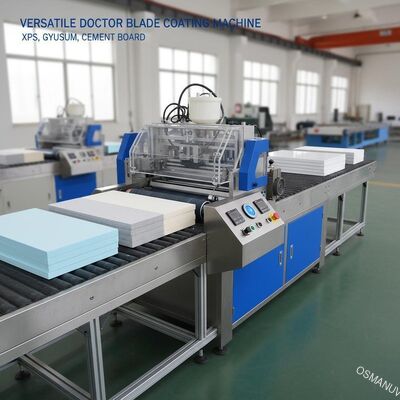 Máquina versátil de recubrimiento con cuchilla dosificadora para paneles compuestos - XPS, yeso, tablero de cemento