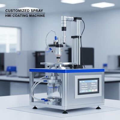 Distancia modificada para requisitos particulares 1000ml/Min 0.1-3m m de la máquina de capa del espray HMI 200m m