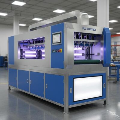 388KW rocían la máquina de capa ULTRAVIOLETA para la luz del control del PLC