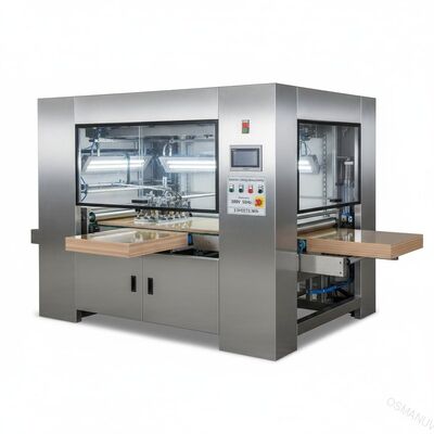 Máquina de capa cargada automática del barniz 380v 50Hz 3sheets/Min