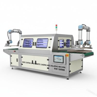 Máquina automática ultravioleta de capa ancha 4KW 1600m m del cargamento y de la descarga
