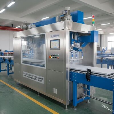 Máquina de capa automática de espray para PLC, tablero del silicato del calcio del control
