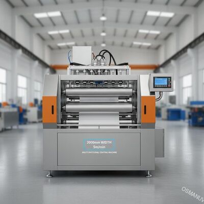 anchura 5m/Min Multifunctional Coating Machine de 2000m m 3 rodillos